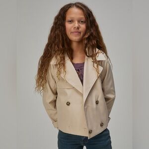 RSQ Girls Cropped Jacket sz L nwt